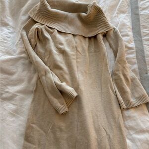 ANTONIO MELANI Off Shoulder Sweater Dress